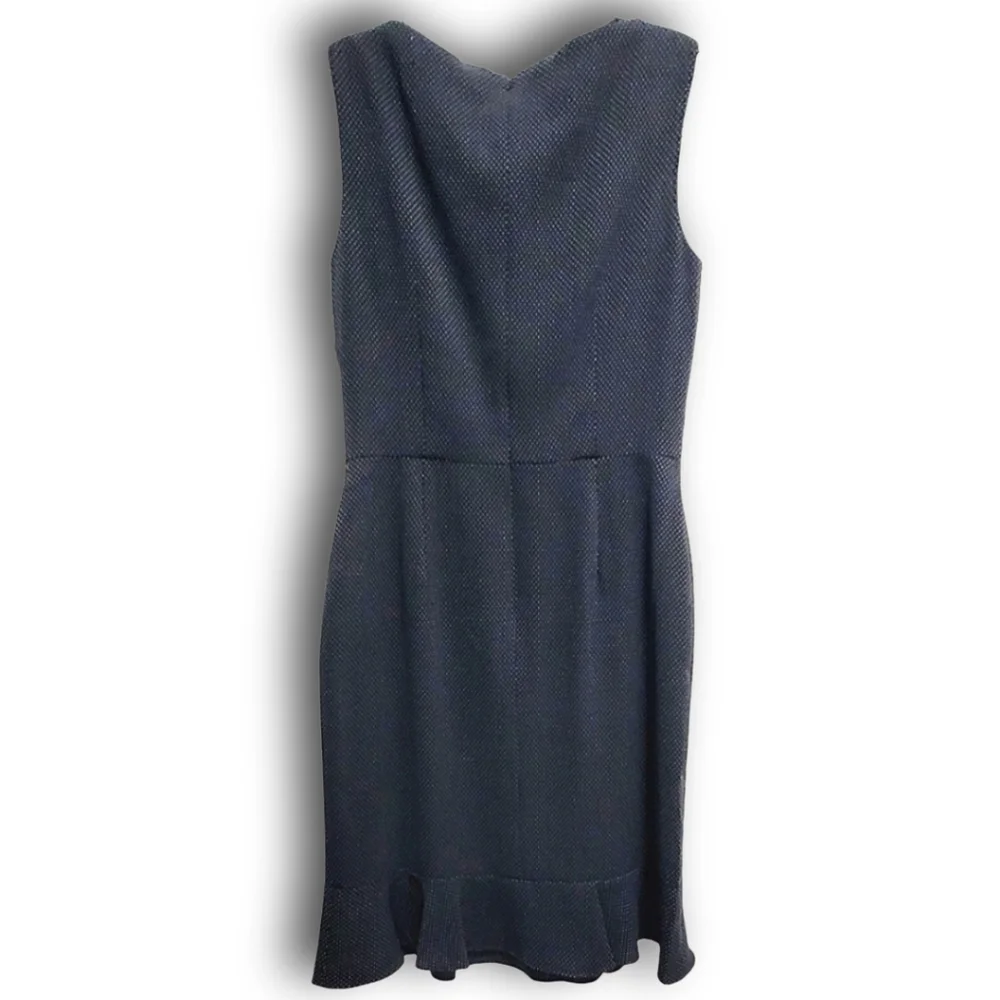 White House Black Market Sheath Dress with Ruffled Bottom Size 4 - Picture 6 of 12